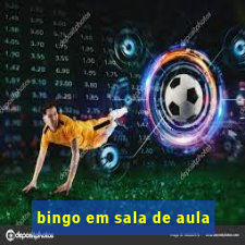 bingo em sala de aula